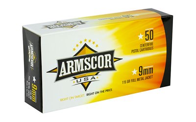 ARMSCOR 9MM 115GR FMJ 50/1000 - Image 2