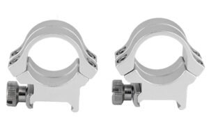WEAVER QUAD LOCK RNGS 1" HI SLVR