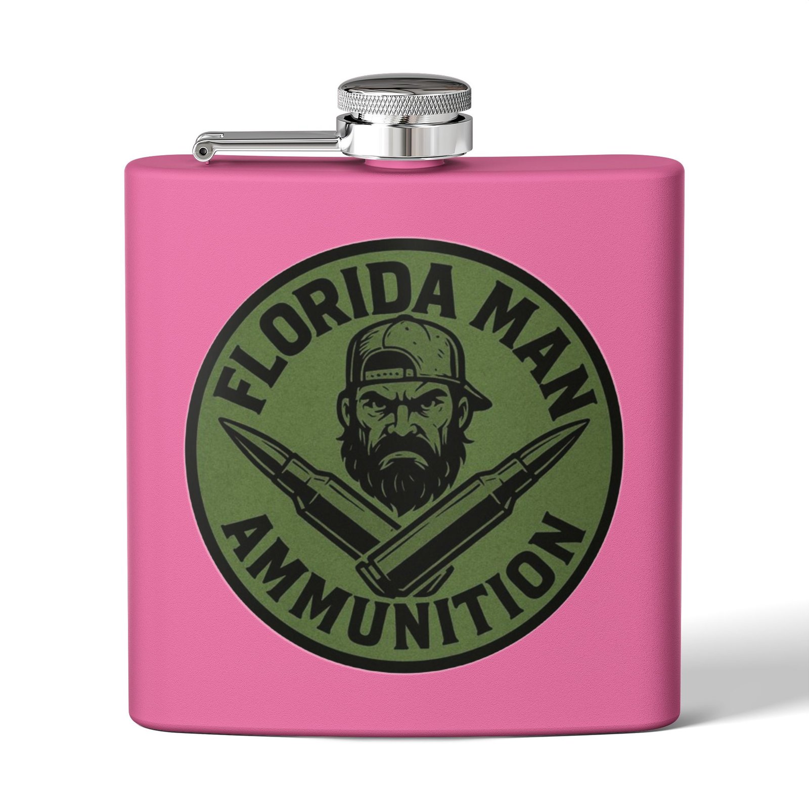 Florida Man Ammunition 6oz Flask - Image 10