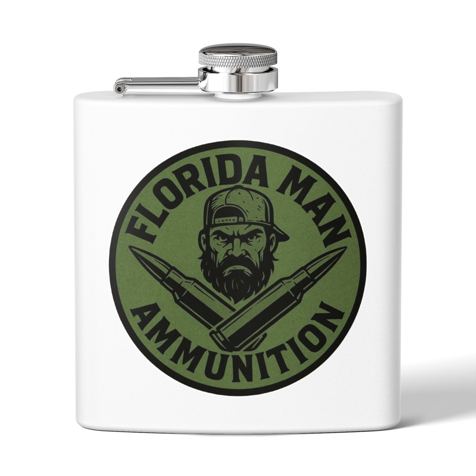 Florida Man Ammunition 6oz Flask - Image 3