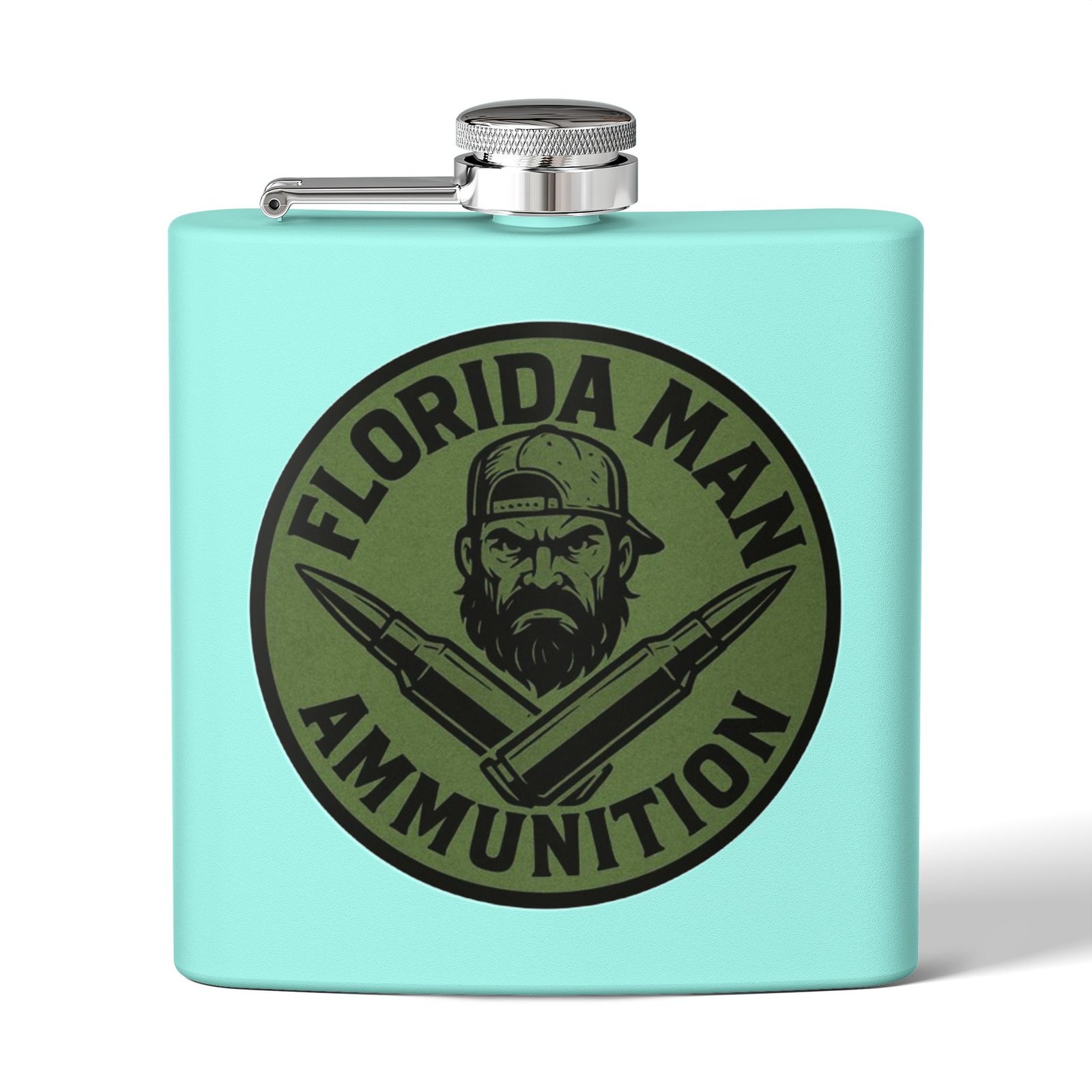 Florida Man Ammunition 6oz Flask - Image 7