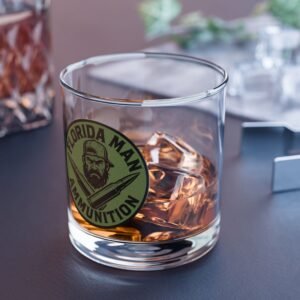 Florida Man Ammunition 10oz Glass – Tactical Hydration (After Hours)