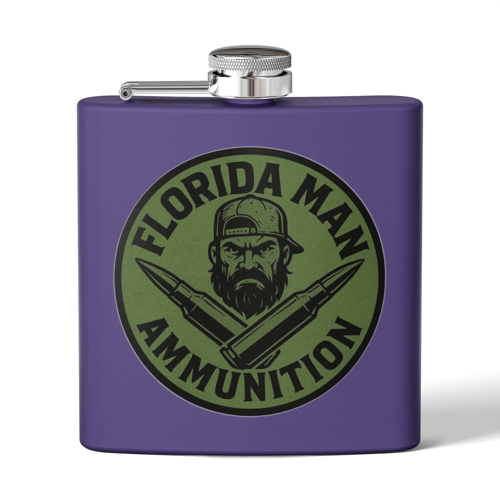 Florida Man Ammunition 6oz Flask - Image 9