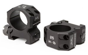 SIG BUCKMSTRS RINGS 1" ALUM LOW BLK